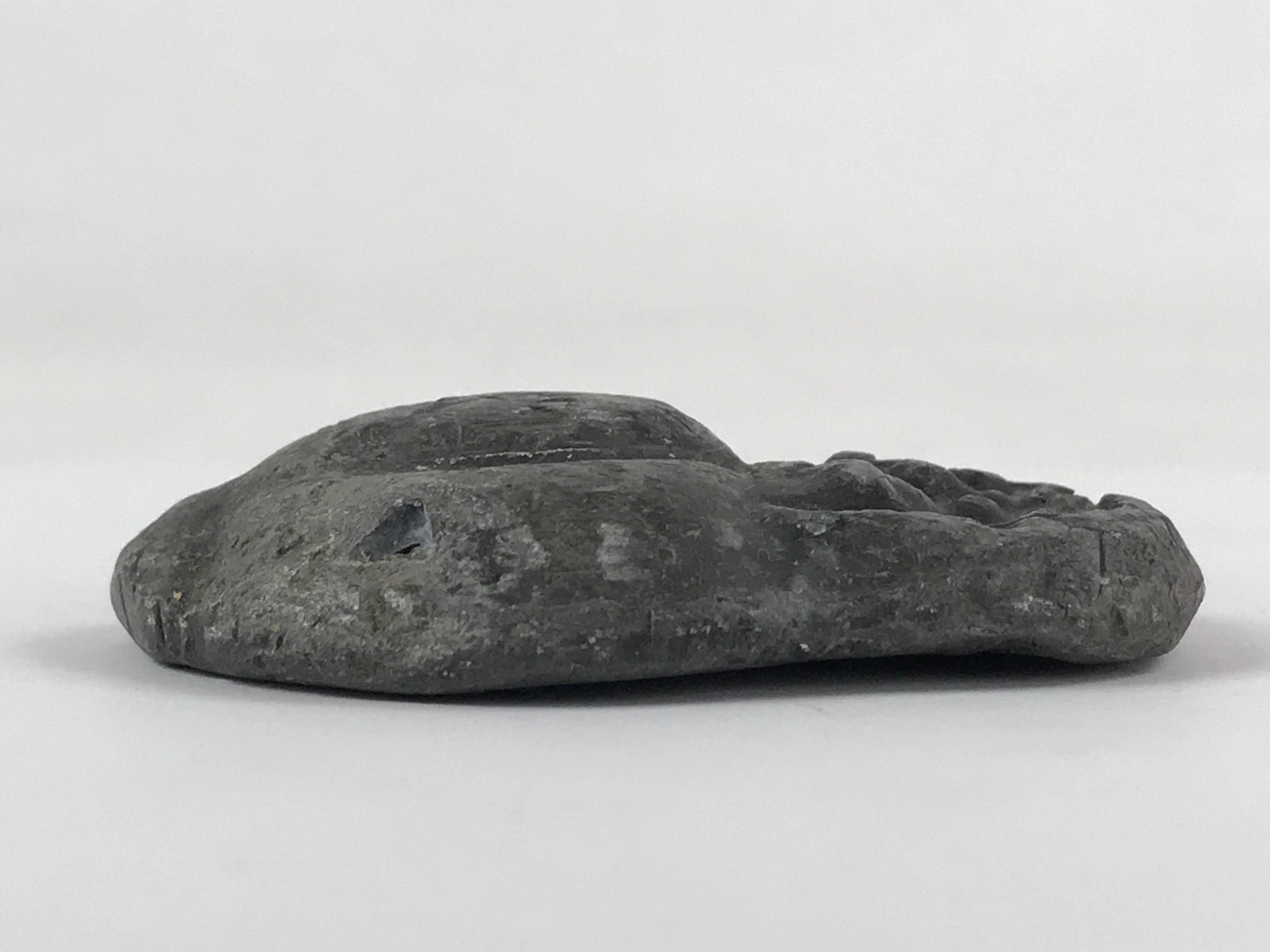 Antique Japanese Iron Daruma Paperweight Bunchin Decorative Amulet JK583