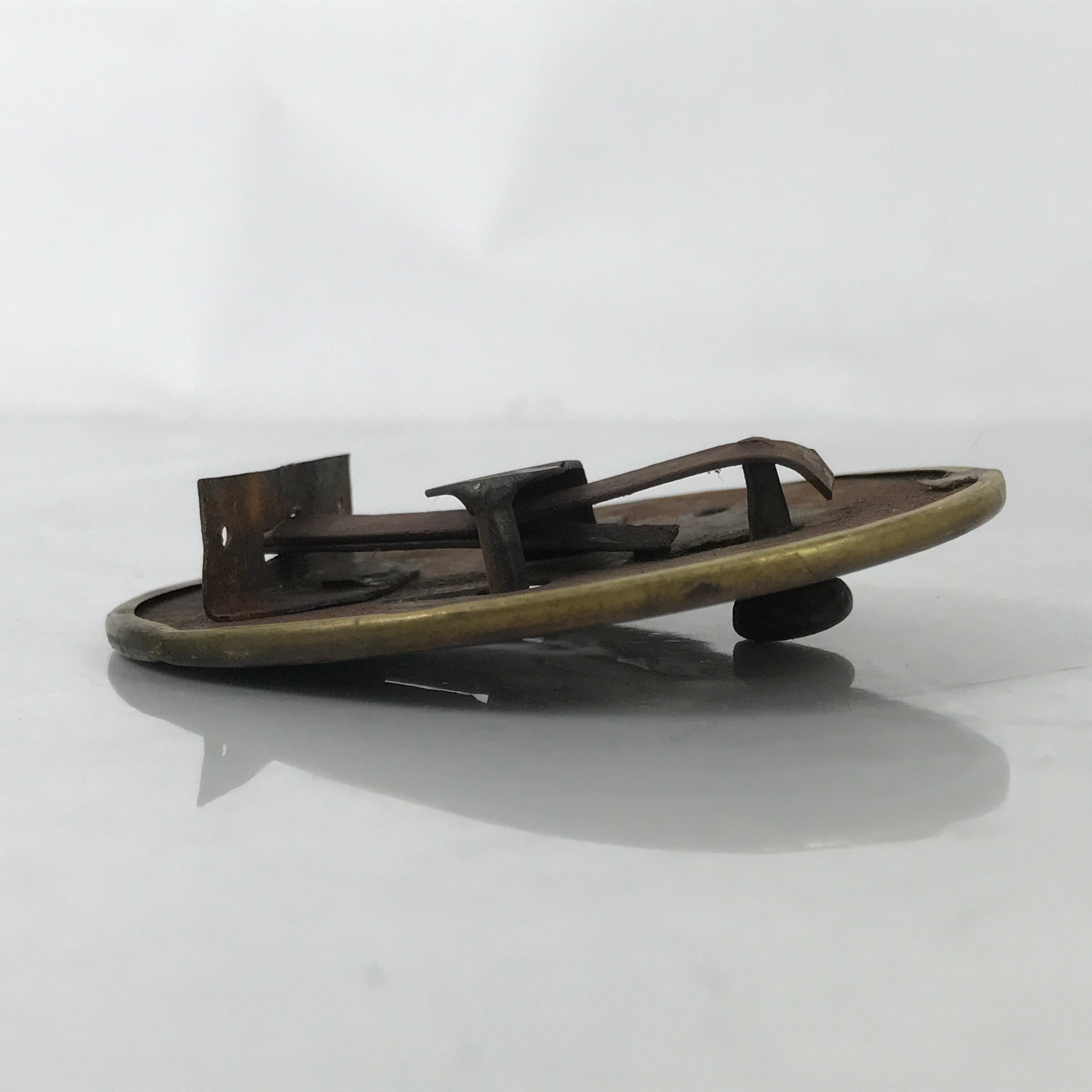 Antique Japanese Iron Metal Tansu Chest Drawer Lock Furniture Hardware JK833