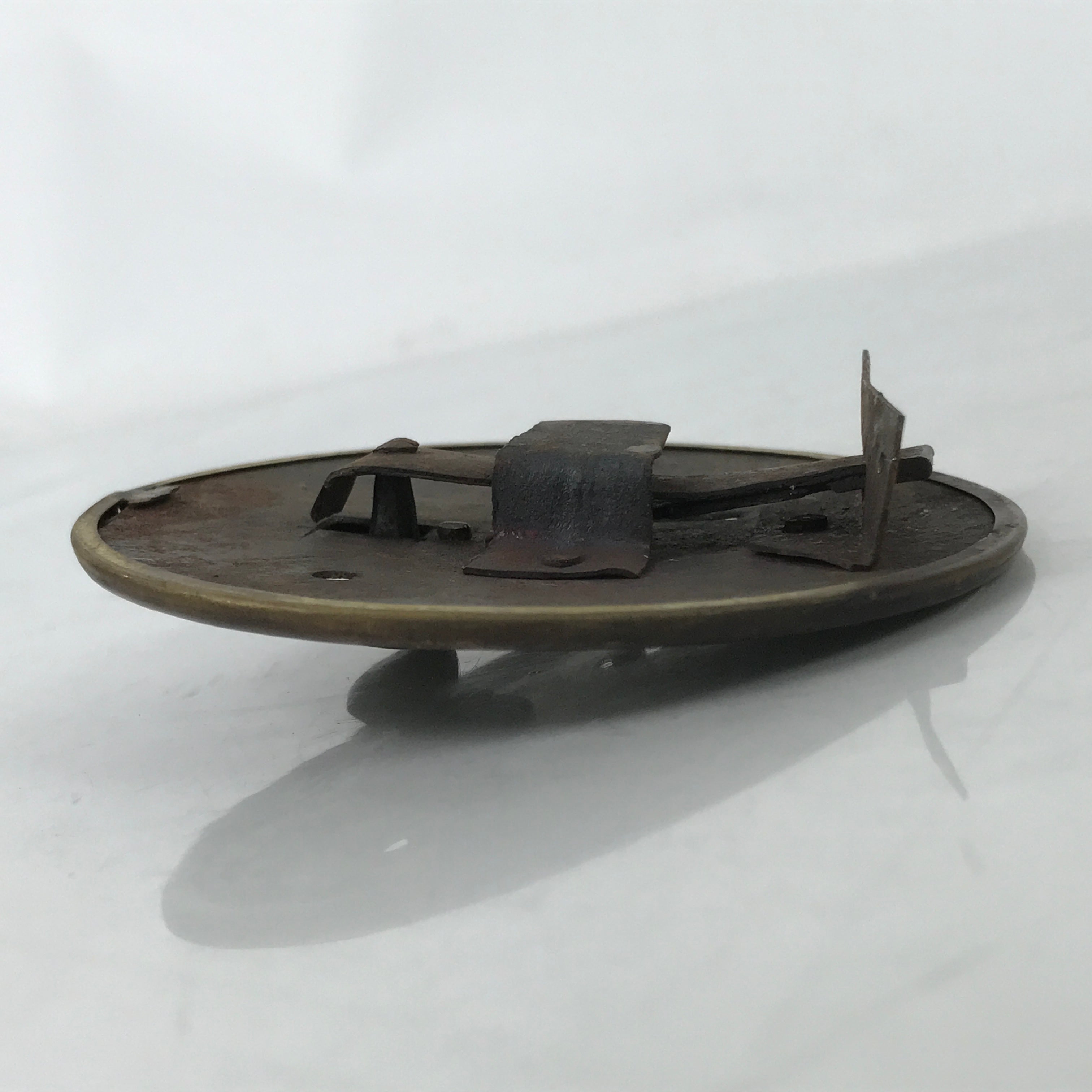 Antique Japanese Iron Metal Tansu Chest Drawer Lock Furniture Hardware JK834