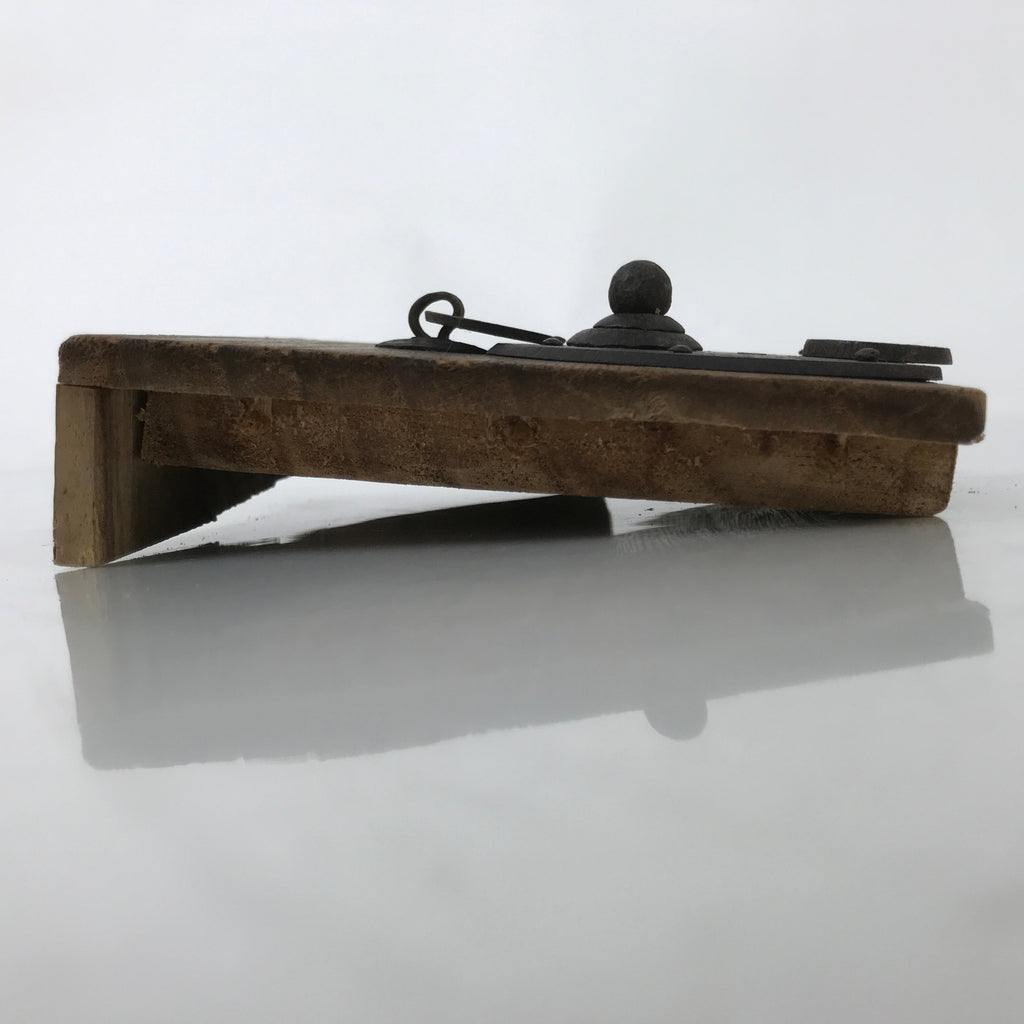 Antique Japanese Iron Metal Tansu Chest Drawer Lock Furniture Hardware JK840