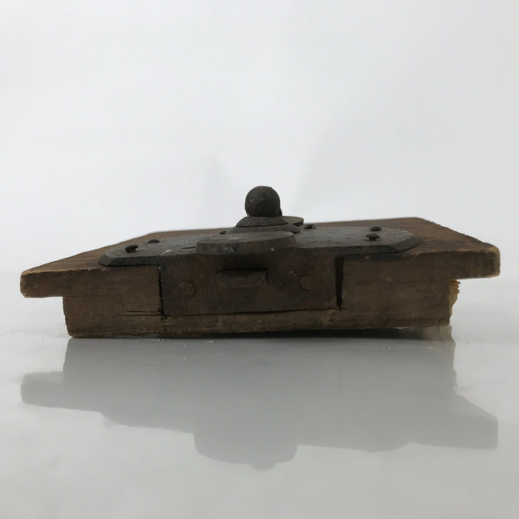 Antique Japanese Iron Metal Tansu Chest Drawer Lock Furniture Hardware JK840