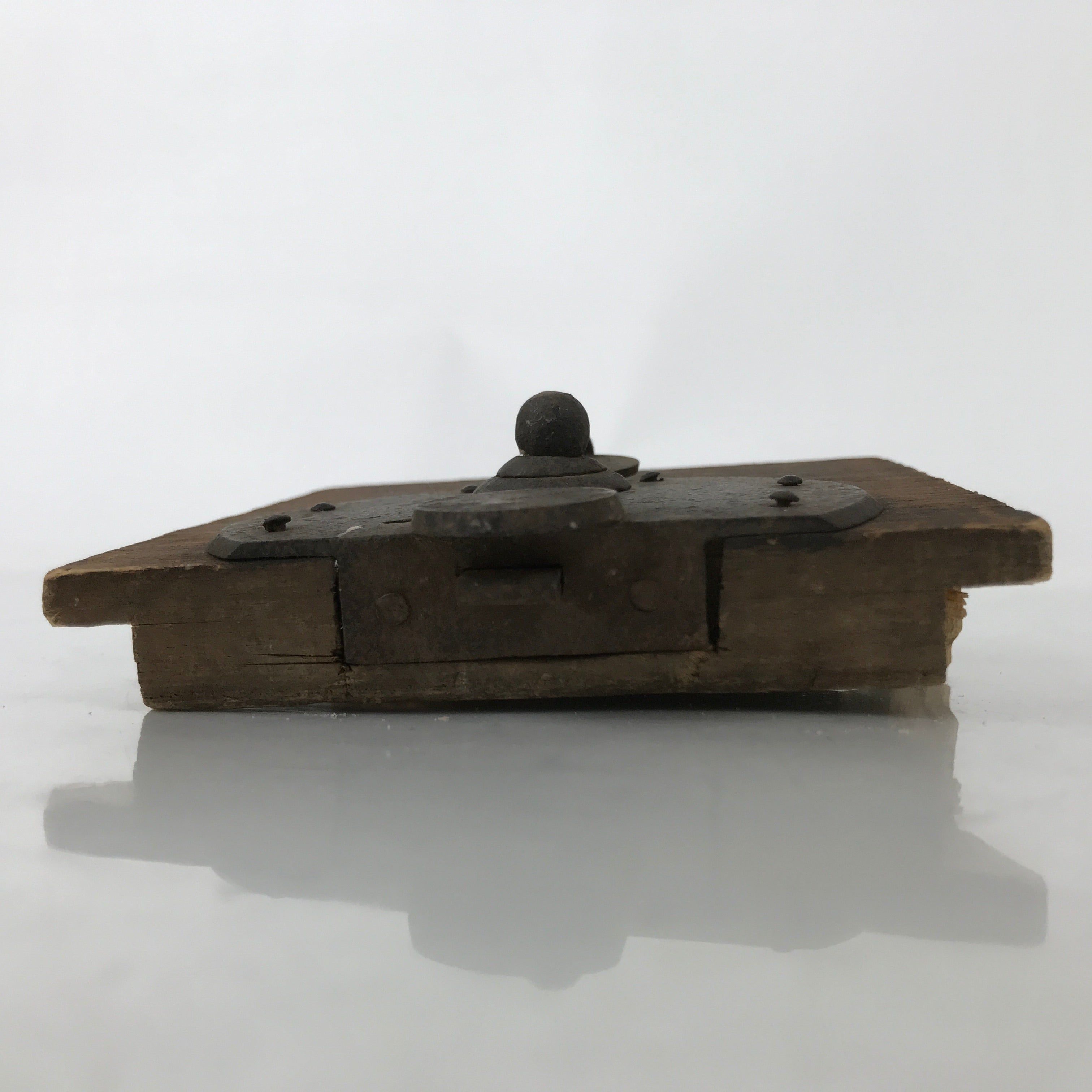 Antique Japanese Iron Metal Tansu Chest Drawer Lock Furniture Hardware JK840