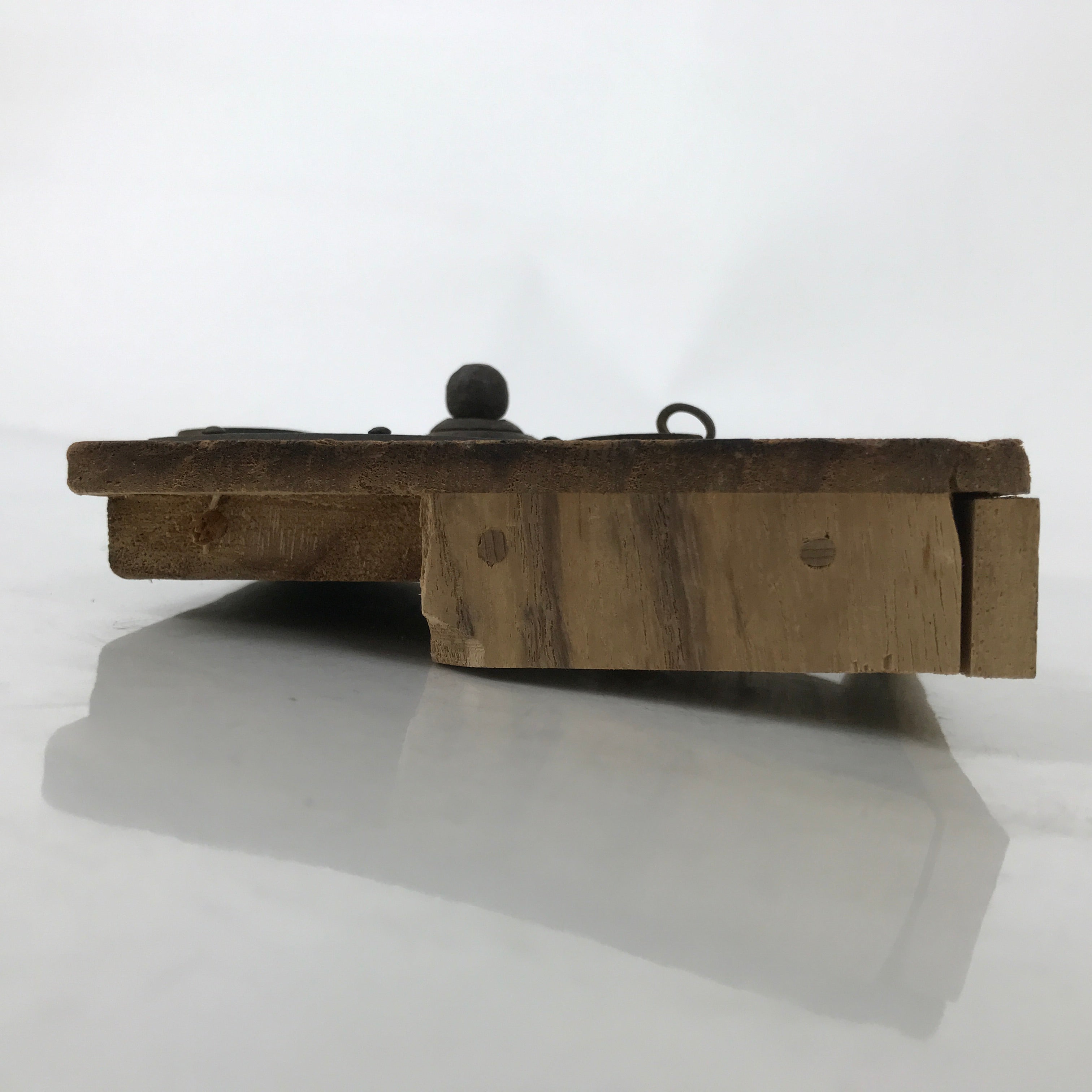 Antique Japanese Iron Metal Tansu Chest Drawer Lock Furniture Hardware JK840