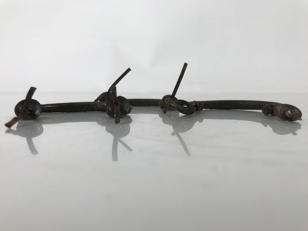 Antique Japanese Iron Tansu Chest Handle Drawer Furniture Hardware 3pc JK828