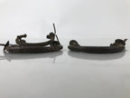 Antique Japanese Iron Tansu Chest Handle Drawer Furniture Hardware 3pc JK828