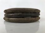 Antique Japanese Iron Tansu Chest Handle Drawer Furniture Hardware 3pc JK831
