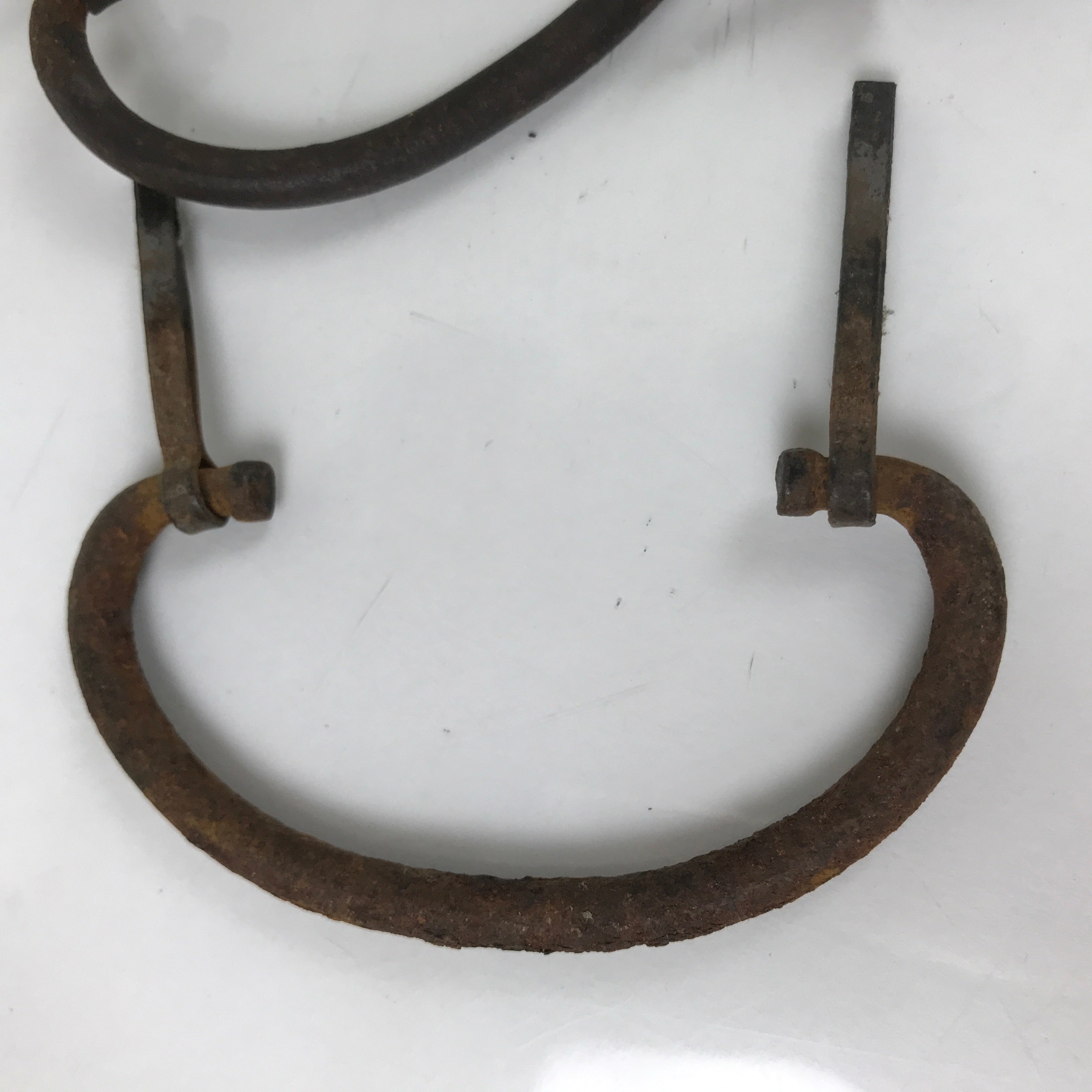 Antique Japanese Iron Tansu Chest Handle Drawer Furniture Hardware 4pc JK827