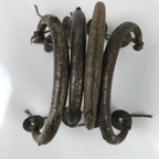 Antique Japanese Iron Tansu Chest Handle Drawer Furniture Hardware 4pc JK829
