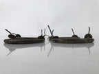 Antique Japanese Iron Tansu Chest Handle Drawer Furniture Hardware 4pc JK829