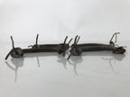 Antique Japanese Iron Tansu Chest Handle Drawer Furniture Hardware 4pc JK829