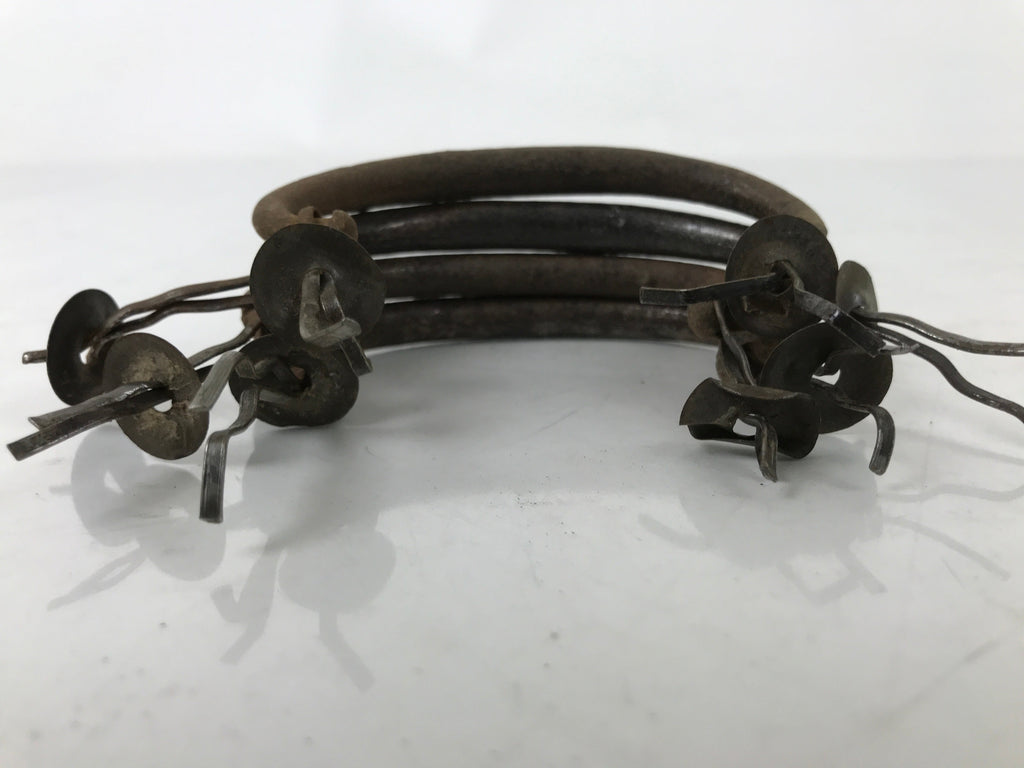 Antique Japanese Iron Tansu Chest Handle Drawer Furniture Hardware 4pc JK830