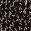 Antique Japanese Ise Katagami Paper Kimono Stencil Abstract Floral Design A710