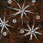 Antique Japanese Ise Katagami Paper Kimono Stencil Abstract Floral Design A745