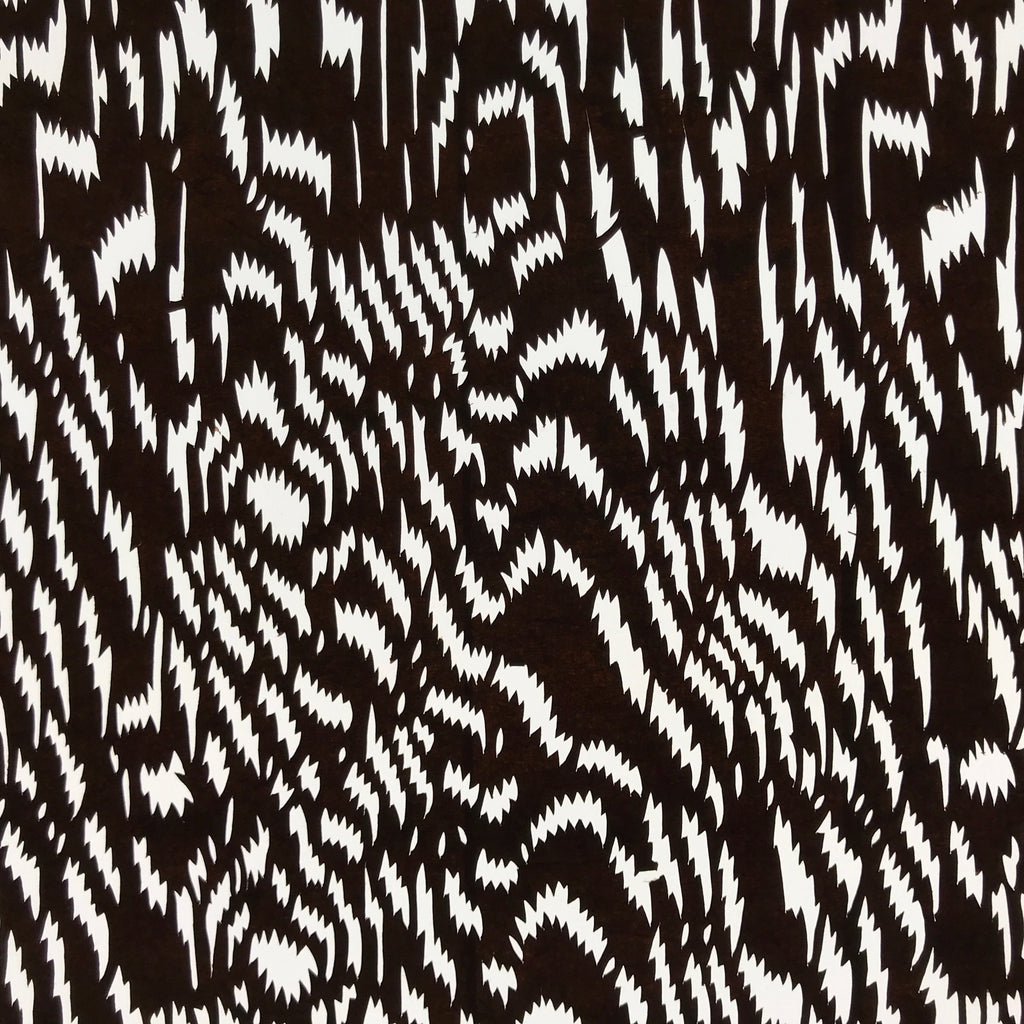 Antique Japanese Ise Katagami Paper Kimono Stencil Abstract Rippled Water A687