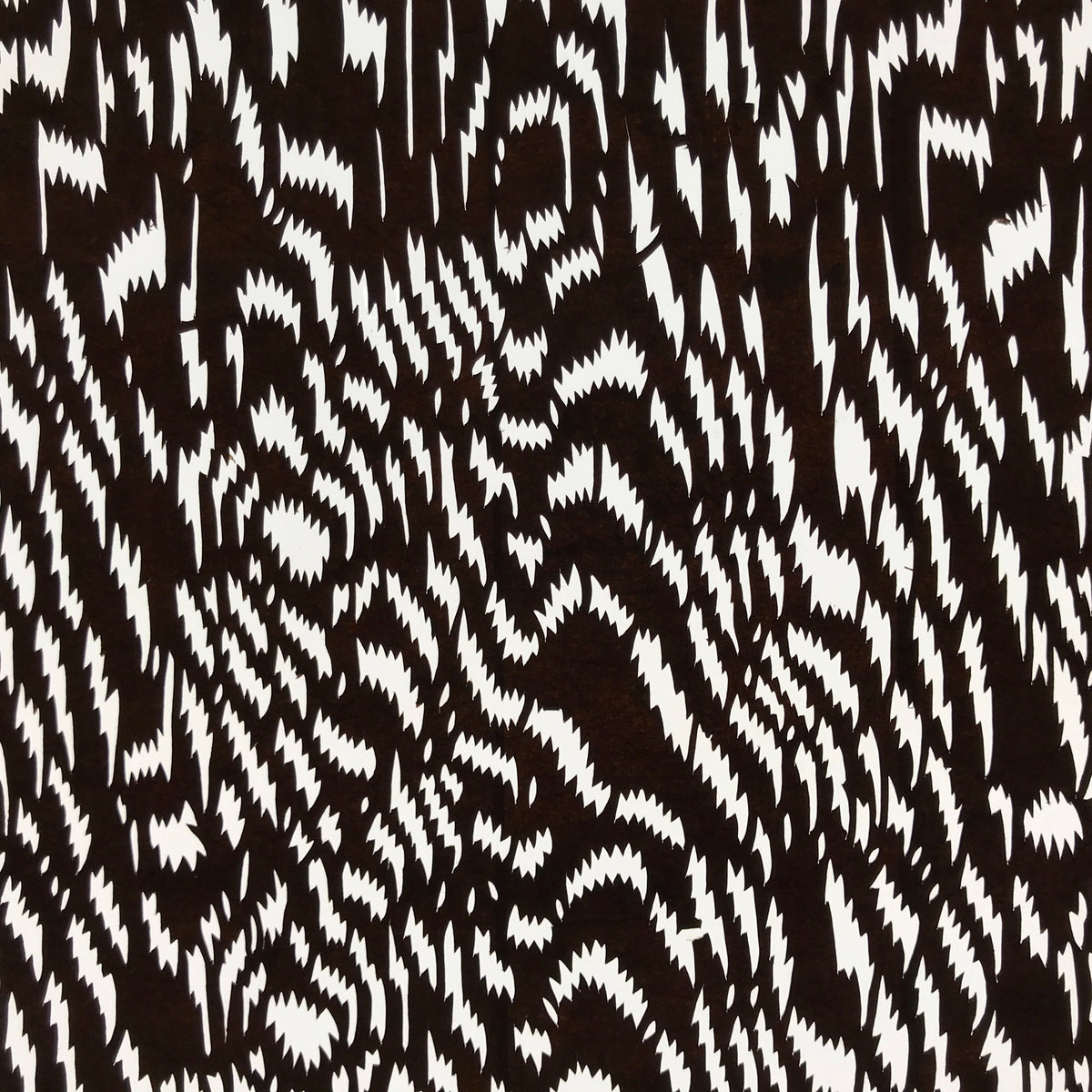Antique Japanese Ise Katagami Paper Kimono Stencil Abstract Rippled Water A687