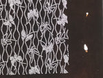 Antique Japanese Ise Katagami Paper Kimono Stencil Butterflies Tatewaku A850