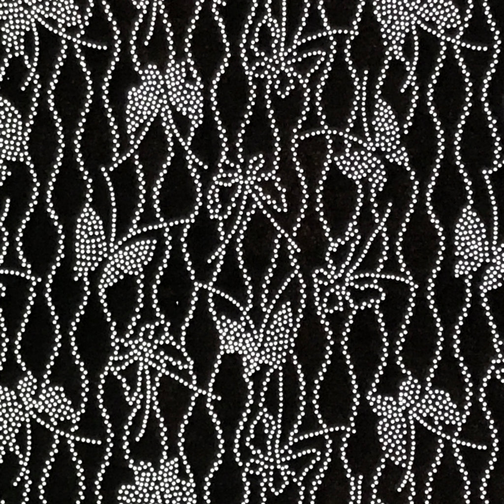 Antique Japanese Ise Katagami Paper Kimono Stencil Butterflies Tatewaku A850