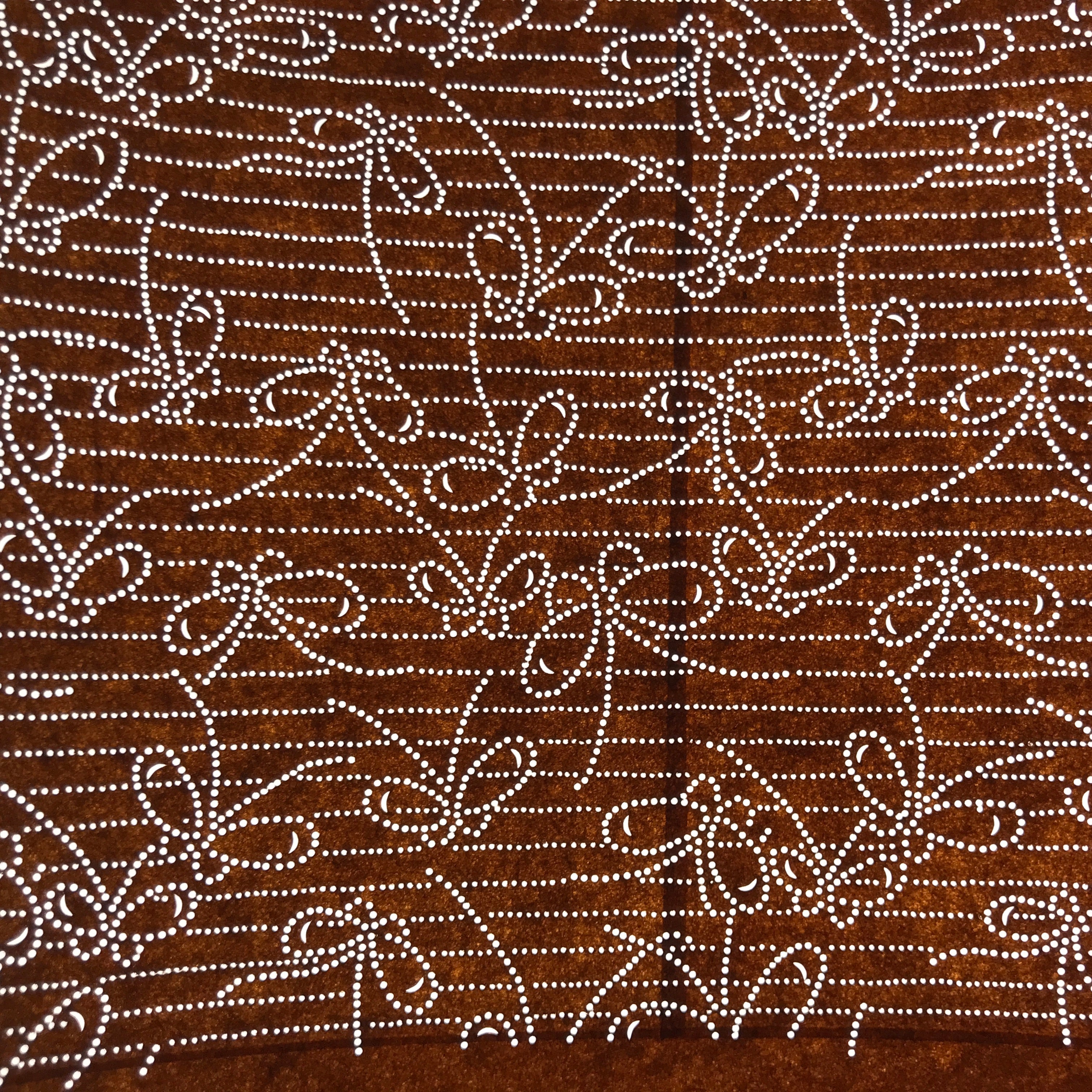 Antique Japanese Ise Katagami Paper Kimono Stencil Butterfly Pattern A704