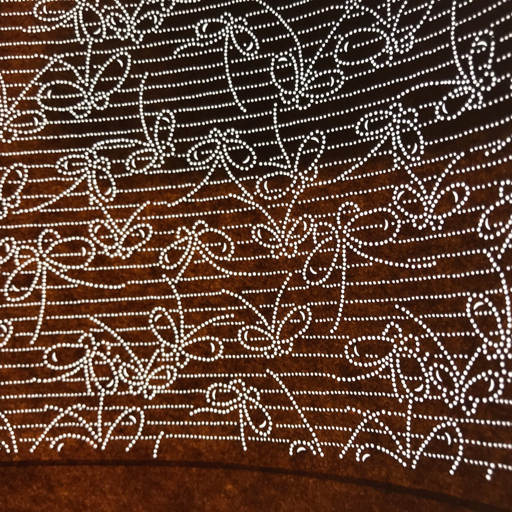 Antique Japanese Ise Katagami Paper Kimono Stencil Butterfly Pattern A704