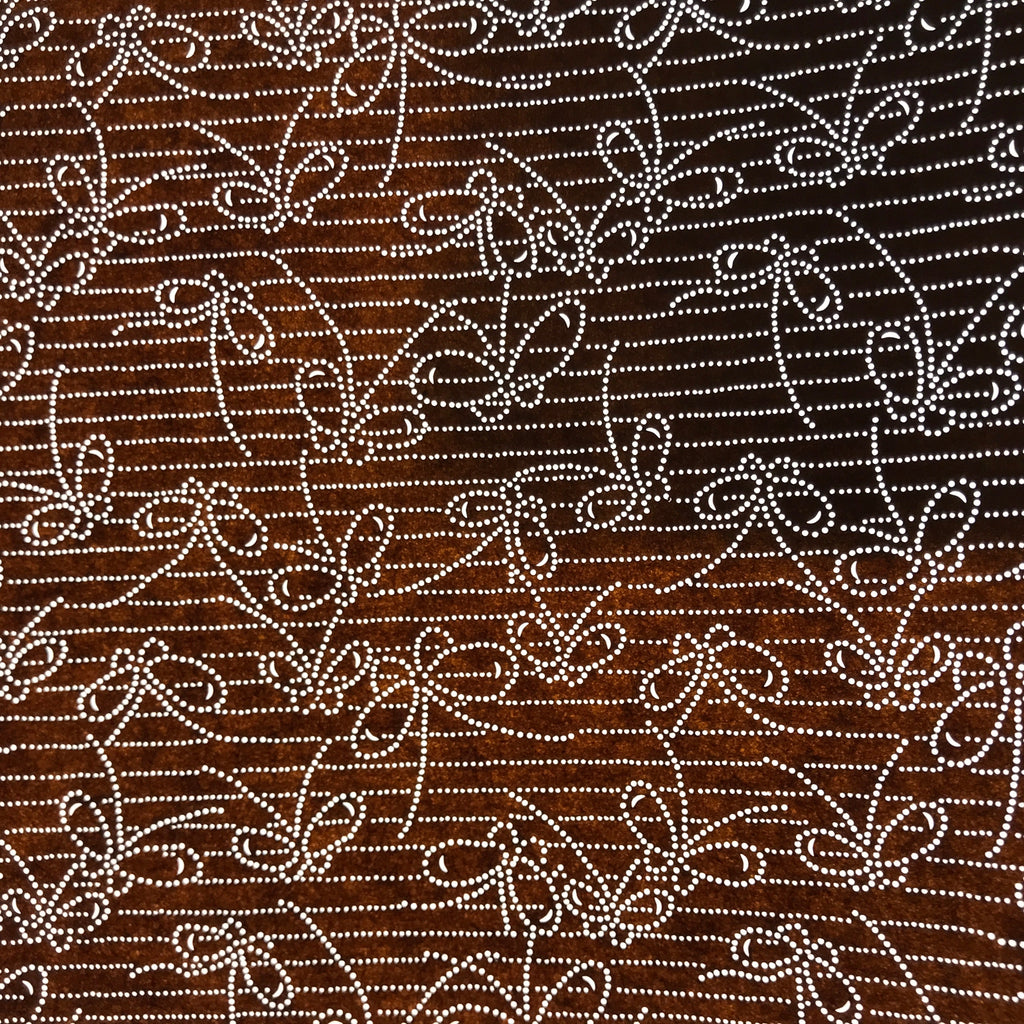 Antique Japanese Ise Katagami Paper Kimono Stencil Butterfly Pattern A704
