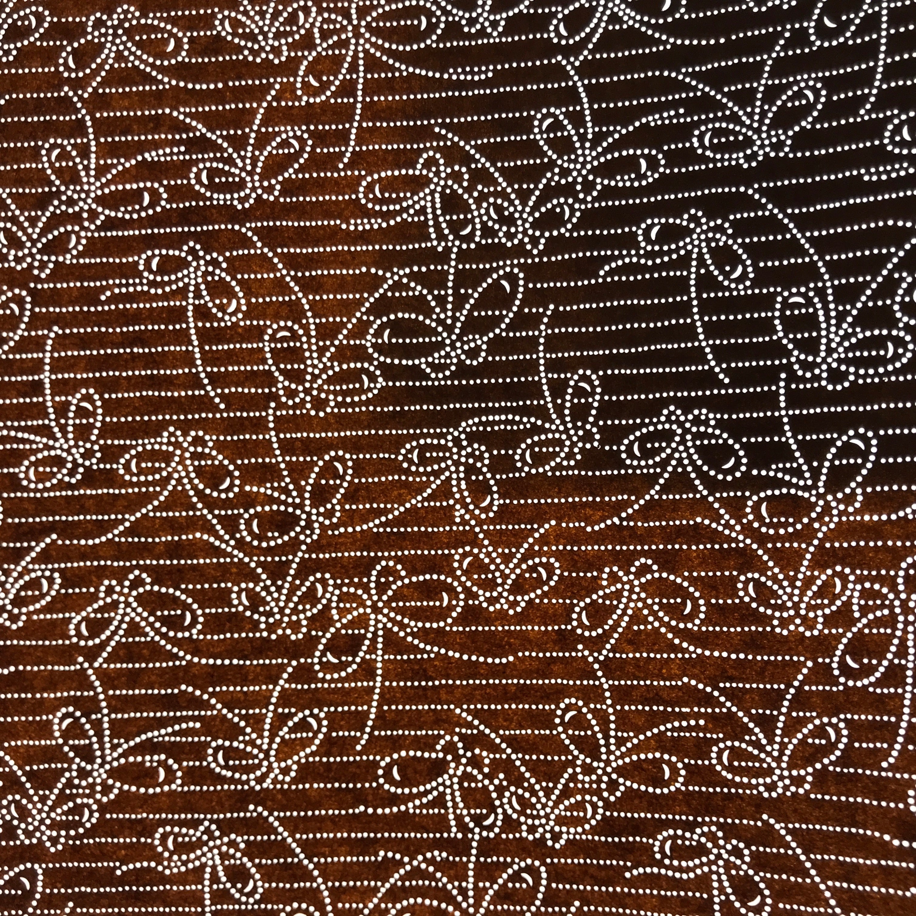 Antique Japanese Ise Katagami Paper Kimono Stencil Butterfly Pattern A704