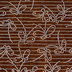 Antique Japanese Ise Katagami Paper Kimono Stencil Butterfly Pattern A704
