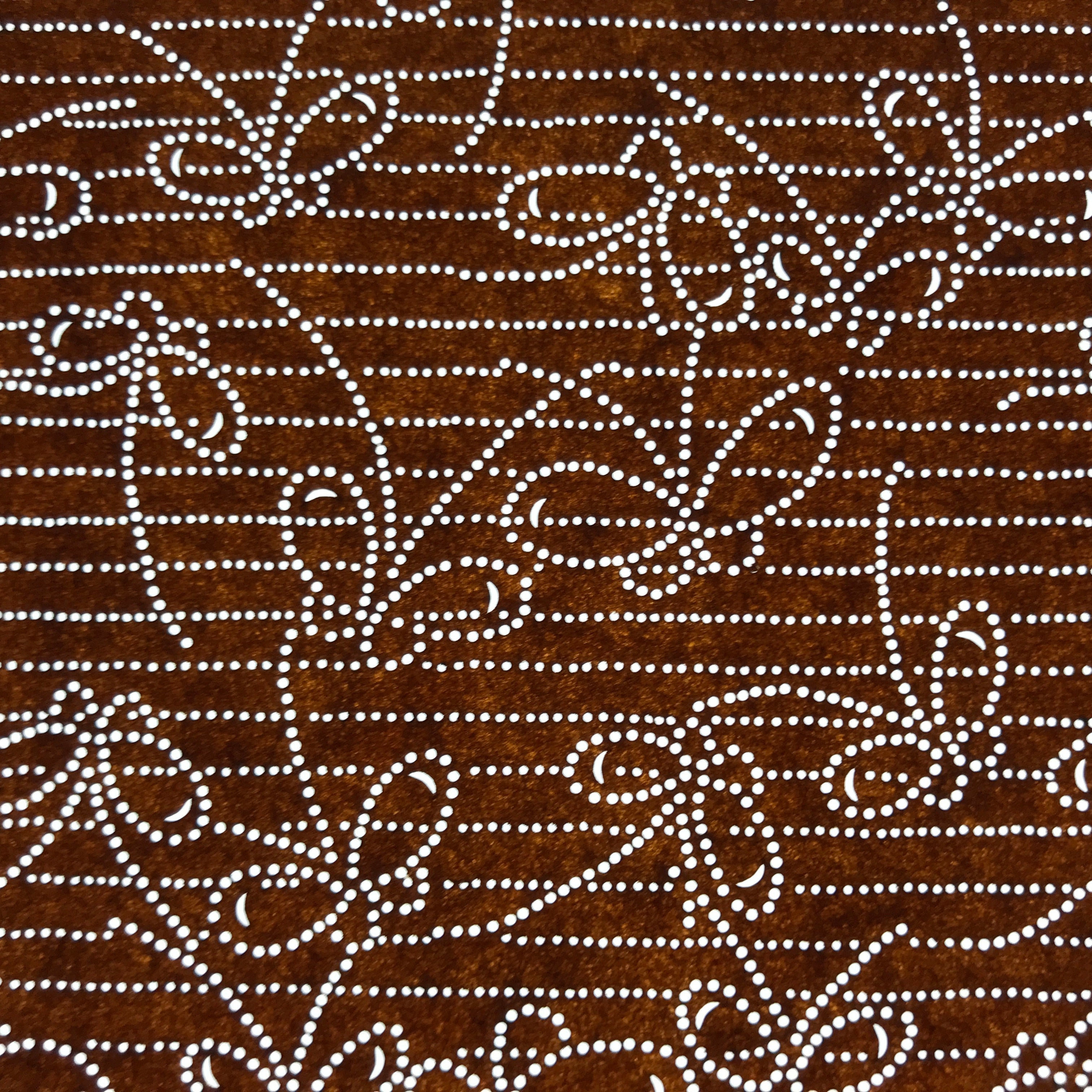 Antique Japanese Ise Katagami Paper Kimono Stencil Butterfly Pattern A704