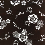Antique Japanese Ise Katagami Paper Kimono Stencil Camellia Tsubaki Design A738
