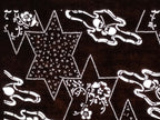 Antique Japanese Ise Katagami Paper Kimono Stencil Cherry Blossom Butterfly A847