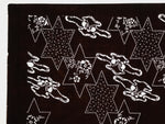 Antique Japanese Ise Katagami Paper Kimono Stencil Cherry Blossom Butterfly A847