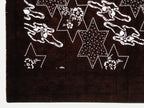 Antique Japanese Ise Katagami Paper Kimono Stencil Cherry Blossom Butterfly A847