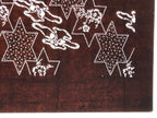 Antique Japanese Ise Katagami Paper Kimono Stencil Cherry Blossom Butterfly A847