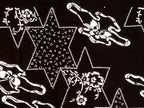 Antique Japanese Ise Katagami Paper Kimono Stencil Cherry Blossom Butterfly A847