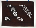 Antique Japanese Ise Katagami Paper Kimono Stencil Cherry Blossom Flowers A724