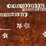 Antique Japanese Ise Katagami Paper Kimono Stencil Cherry Blossom Kanzemizu A723