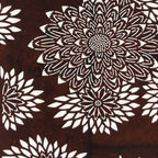 Antique Japanese Ise Katagami Paper Kimono Stencil Chrysanthemum Design A699