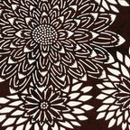 Antique Japanese Ise Katagami Paper Kimono Stencil Chrysanthemum Design A699
