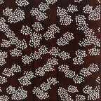 Antique Japanese Ise Katagami Paper Kimono Stencil Chrysanthemum Design A718