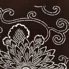 Antique Japanese Ise Katagami Paper Kimono Stencil Chrysanthemum Kiku A728