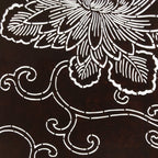 Antique Japanese Ise Katagami Paper Kimono Stencil Chrysanthemum Kiku A728