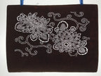 Antique Japanese Ise Katagami Paper Kimono Stencil Chrysanthemum Kiku A728