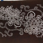 Antique Japanese Ise Katagami Paper Kimono Stencil Chrysanthemum Kiku A728