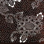 Antique Japanese Ise Katagami Paper Kimono Stencil Chrysanthemum Kiku A744