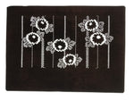 Antique Japanese Ise Katagami Paper Kimono Stencil Chrysanthemum Kiku Leaf A864