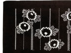 Antique Japanese Ise Katagami Paper Kimono Stencil Chrysanthemum Kiku Leaf A864