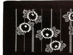 Antique Japanese Ise Katagami Paper Kimono Stencil Chrysanthemum Kiku Leaf A864
