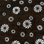 Antique Japanese Ise Katagami Paper Kimono Stencil Chrysanthemum Spirals A684