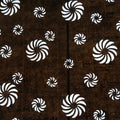 Antique Japanese Ise Katagami Paper Kimono Stencil Chrysanthemum Spirals A684