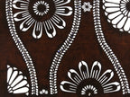 Antique Japanese Ise Katagami Paper Kimono Stencil Chrysanthemum Tatewaku A698
