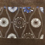 Antique Japanese Ise Katagami Paper Kimono Stencil Chrysanthemum Tatewaku A698